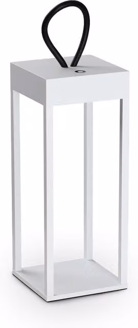 Ideal Lux Enya Lampada da Tavolo LED Outdoor Dimmable con Touch Control in Metallo e Vetro per Terrazza