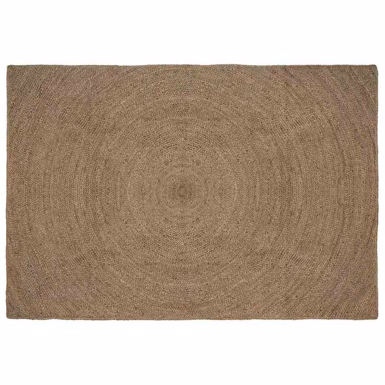 Tappeto in juta vidaXL per area soggiorno, rettangolare, Grigio, L: 160 cm, P: 230 cm