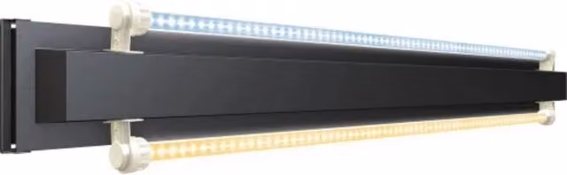 Lampada LED Juwel Multilux T5 lineare nera con 2 tubi da 17W, Lunghezza: 100 cm