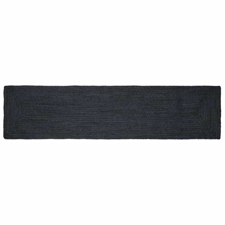 Tappeto da area moderno in juta vidaXL Grigio Antracite L: 60 cm, P: 300 cm