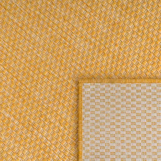 Tappeto Venezia giallo per interni ed esterni L: 250 cm, P: 80 cm