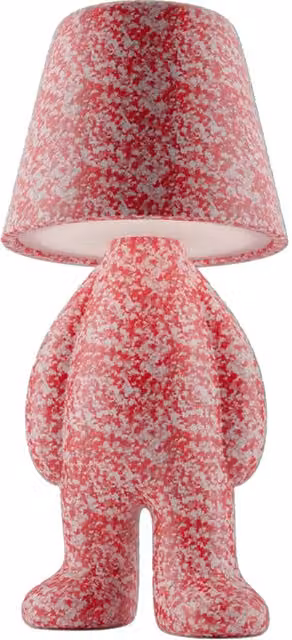 Lampada da tavolo Qeeboo Bigger Brother Mix multicolore con LED e lampadina inclusa