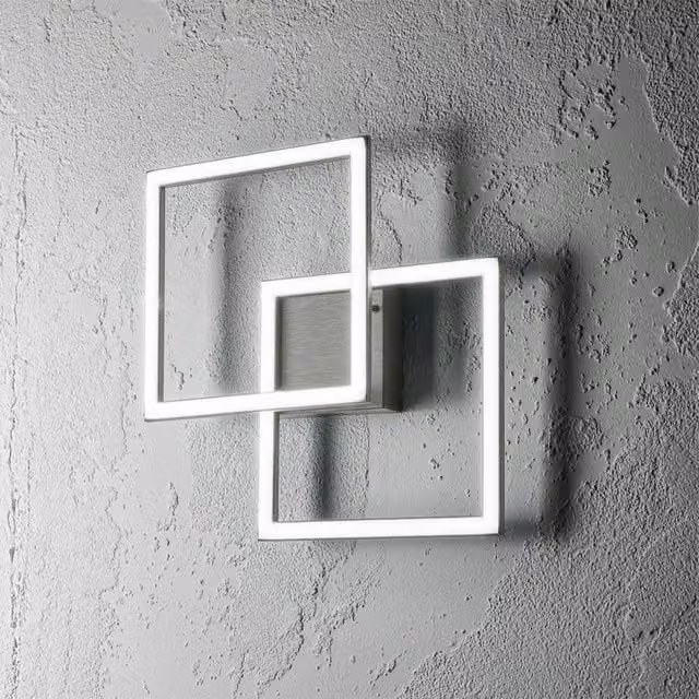 Gea Afrodite Plafoniera e Applique LED Dimmerabile Bianca e Argento