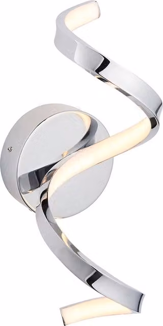 Applique da bagno moderna Astral Endon in cromo con luce LED 12W IP44 luce calda