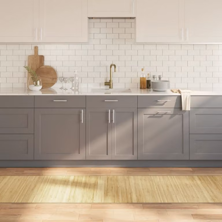 Tappeto rettangolare moderno vidaXL in bambù e polipropilene, colore beige, L 70 cm x P 300 cm