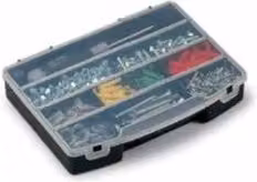 Organizer Terry Porta minuteria valigetta 10P Nero L: 48 cm, P: 24,5 cm, H: 4 cm