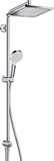 Colonna doccia con miscelatore termostatico Hansgrohe Crometta E 240 Reno in finitura cromo