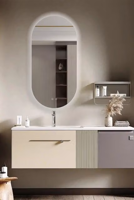 Specchio LED Selene Ducha Bianco con Touch Switch e Dimmerabile, L 45 cm x H 90 cm