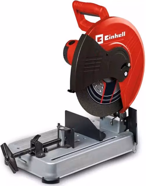 Einhell TC-MC 355-1 Troncatrice per Metallo 2200W con Disco da 355mm e Funzione Soft Start, Colore Rosso