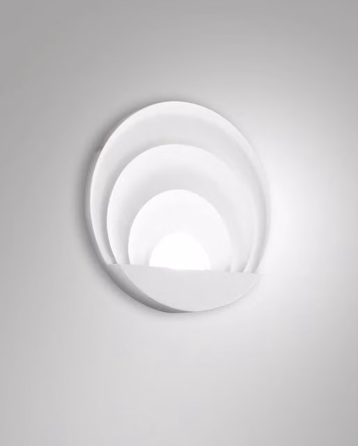 Fabas Sunrise Lampada da Parete LED Integrata 29W 3240lm 3000K Bianco con Struttura in Alluminio e Funzione Dimmable