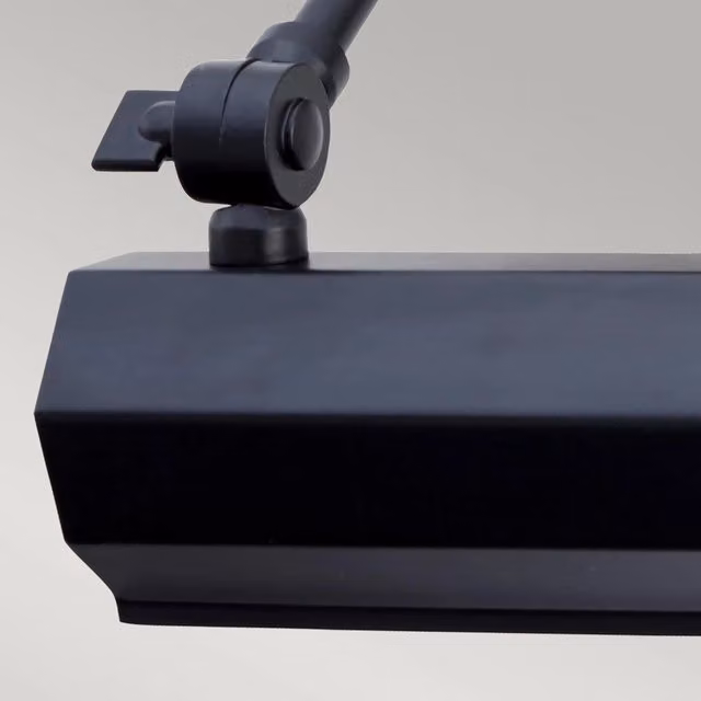 Applique Elstead Lighting Chawton Moderna in Metallo Nero per Quadri e Specchi con Luce E14 Regolabile