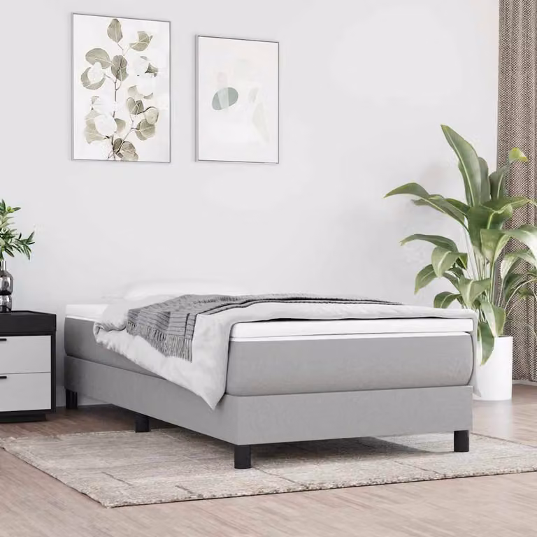 Materasso Ibrido per Bambini vidaXL, Rigidità Media, Grigio e Bianco, L 80 x P 160 cm