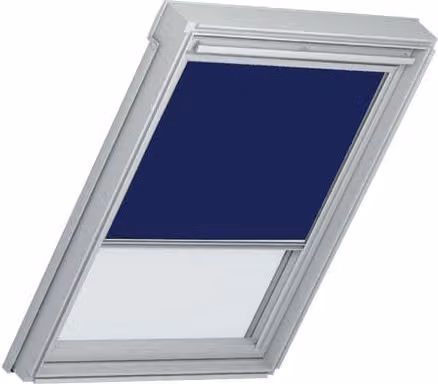Tenda combinata VELUX DFD PK04 1100S per finestra da tetto, sistema day-night oscurante e dimmerabile, blu e bianco, L 94 x H 98 cm