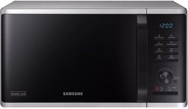 Samsung MG2AK3515AS Forno a microonde con Grill da 23 L, 1250 W, colore Nero Argento