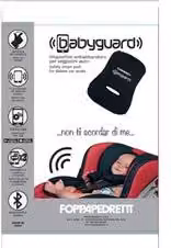 Dispositivo antiabbandono Bluetooth BABY GUARD 9700036000 nero con controllo tramite app