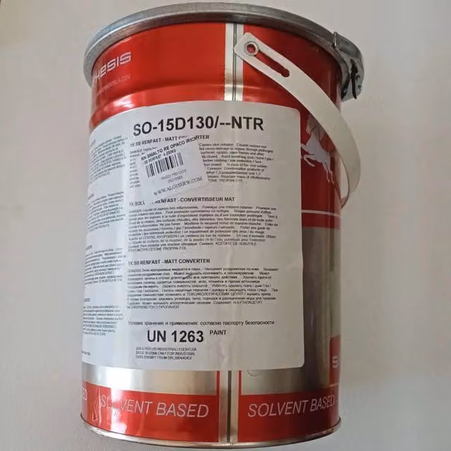 Smalto opaco Renner renfast per metallo a rapida essiccazione, base solvente, colore RAL 3012 rosso beige, 5 kg