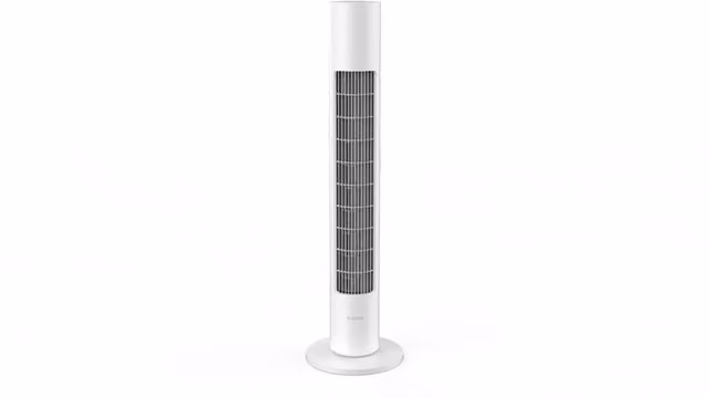 Ventilatore a torre intelligente Xiaomi Smart Tower Fan bianco con controllo tramite app e integrazione smart home
