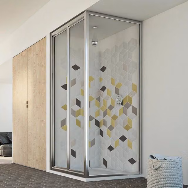 Box Doccia Angolare Urban Duo P IDRALITE Trasparente L: 100 cm, H: 198 cm