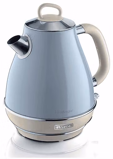 Bollitore Vintage Ariete in Metallo Blu da 1,7 l