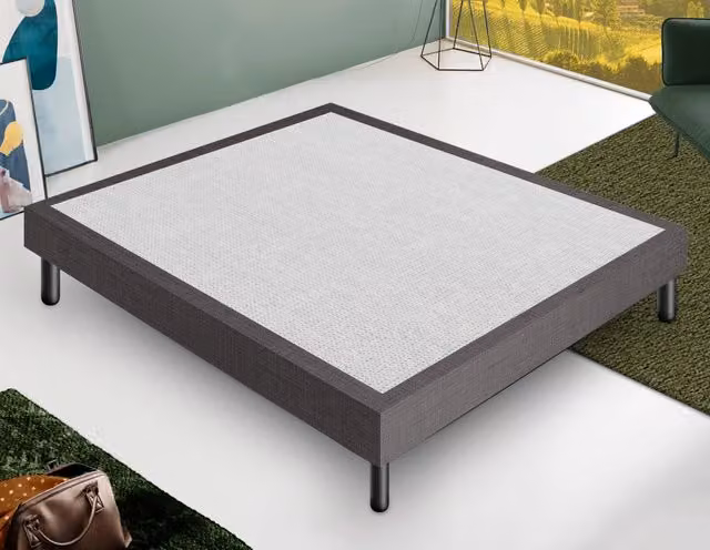 Letto Sommier Matrimoniale MaterassieDoghe Grigio Scuro L 180 x P 200 cm