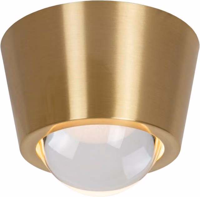 Spot da soffitto RIGON Lucide con LED integrato oro e vetro