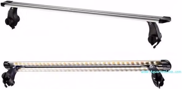 Lampada LED da superficie Diversa, design moderno in alluminio, colore bianco, 15,8W, L: 60 cm
