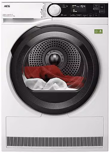 Asciugatrice a pompa di calore AEG TR8H310BY, capacità 10 kg, Bianco, Profondità: 63,6 cm, Classe B