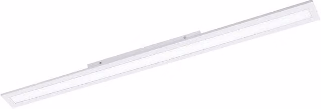 Plafoniera Moderna Eglo Salobrena-A in Alluminio Bianco con Luce LED Integrata da 30W, Dimmerabile e con Telecomando