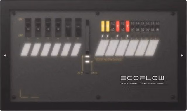 EcoFlow Pannello Smart Home ZMM100LD-EU per Power Hub Nero