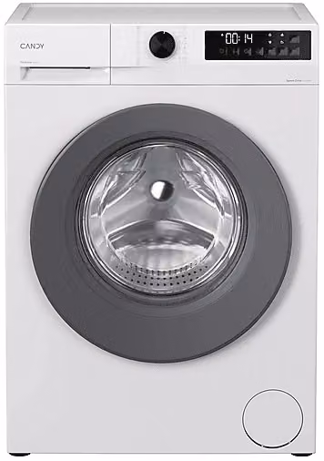 Lavatrice Candy GD 410G9-S a caricamento frontale, capacità 10 kg, 1400 rpm, Classe A, colore bianco, con tecnologia Bluetooth e programmi a vapore, L/P/H: 60 x 60,1 x 85 cm