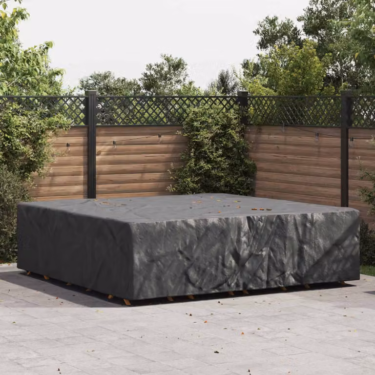 Copertura per mobili vidaXL impermeabile, colore nero, L/P/H: 260 x 260 x 70 cm