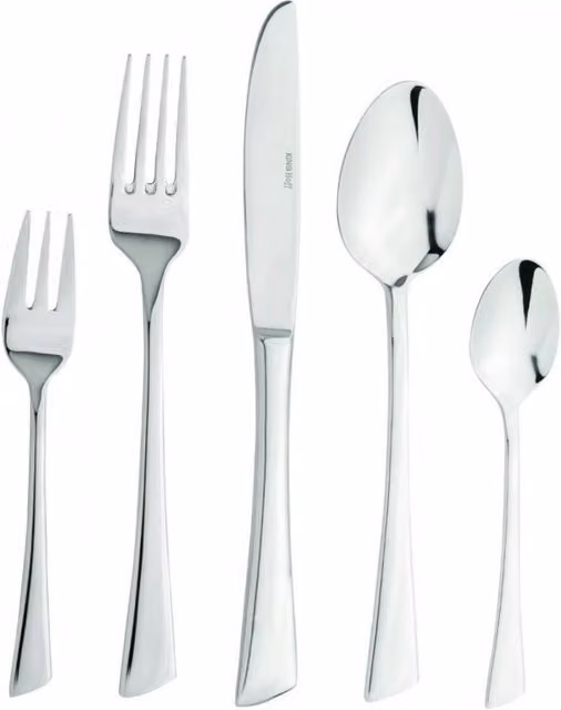 Set di posate Kinghoff KH-3520 in acciaio inossidabile color argento lucido, 72 pezzi