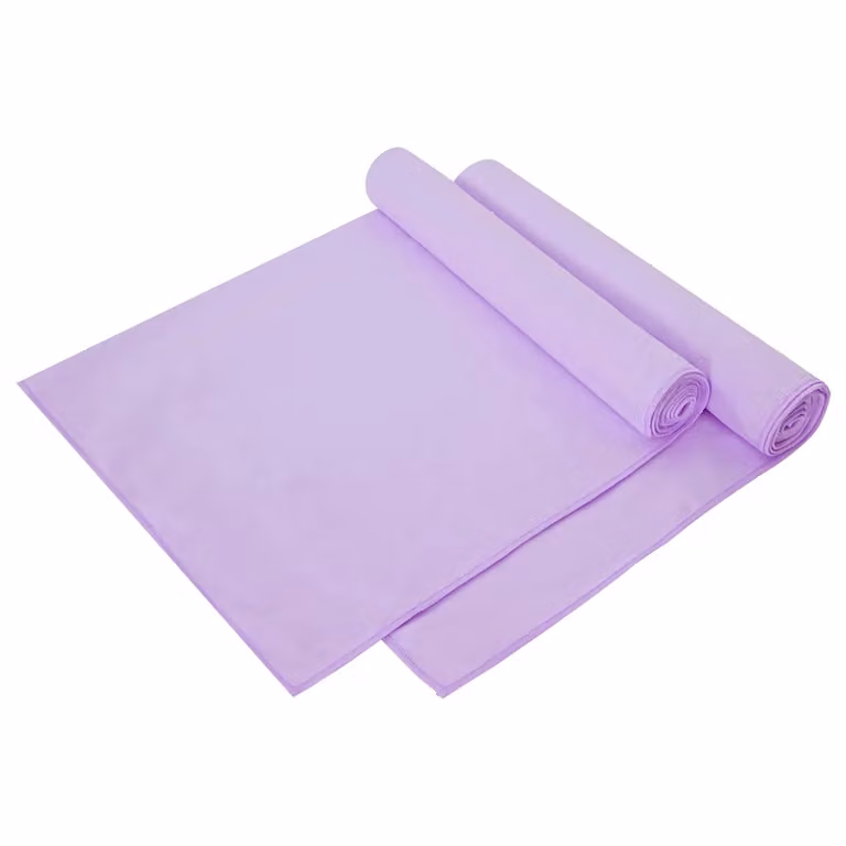 Set di 2 asciugamani sportivi in microfibra vidaXL, viola, L: 140 cm, P: 70 cm