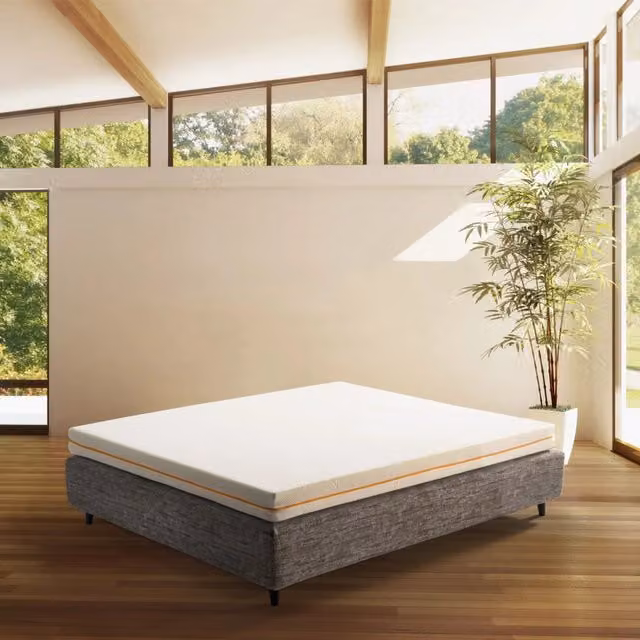 Materasso Matrimoniale Pieghevole per Divano Letto Comfy Fold di Comfy Line, Schiuma Comfort, Sfoderabile in Cotone Bianco, L: 170 cm, P: 180 cm, H: 12 cm