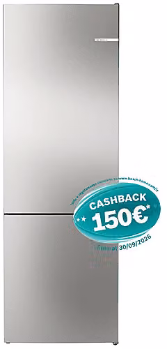 Frigorifero Combinato Bosch KGN492IAF in Acciaio Inox Silver con No Frost e Capacità Netta di 440 l, L: 70 cm, A: 203 cm, P: 66,7 cm