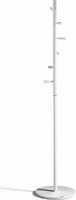 Appendiabiti Herdasa in legno di faggio con finitura bianca L: 182 cm, P: 37 cm, H: 37 cm