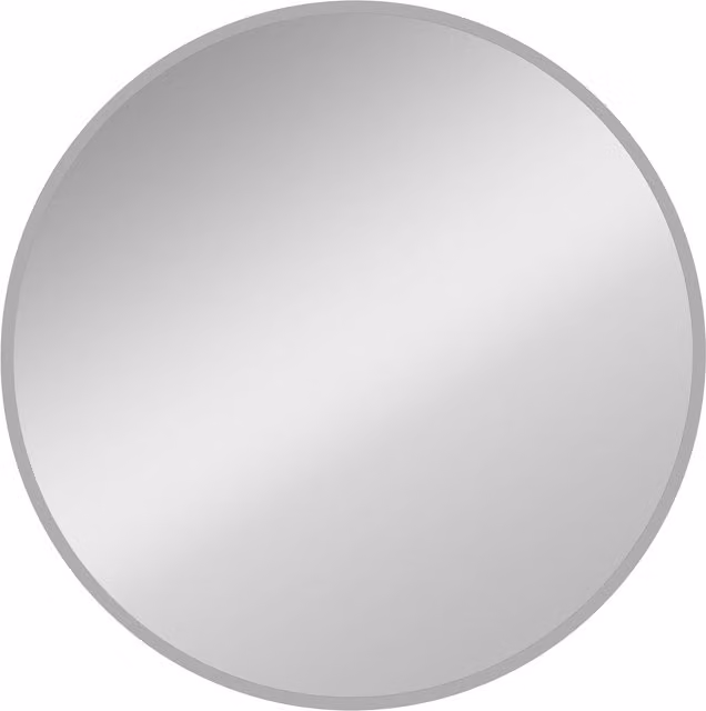 Specchio da parete moderno rotondo HOMCOM, argento, L: 61 cm, P: 61 cm, H: 61 cm