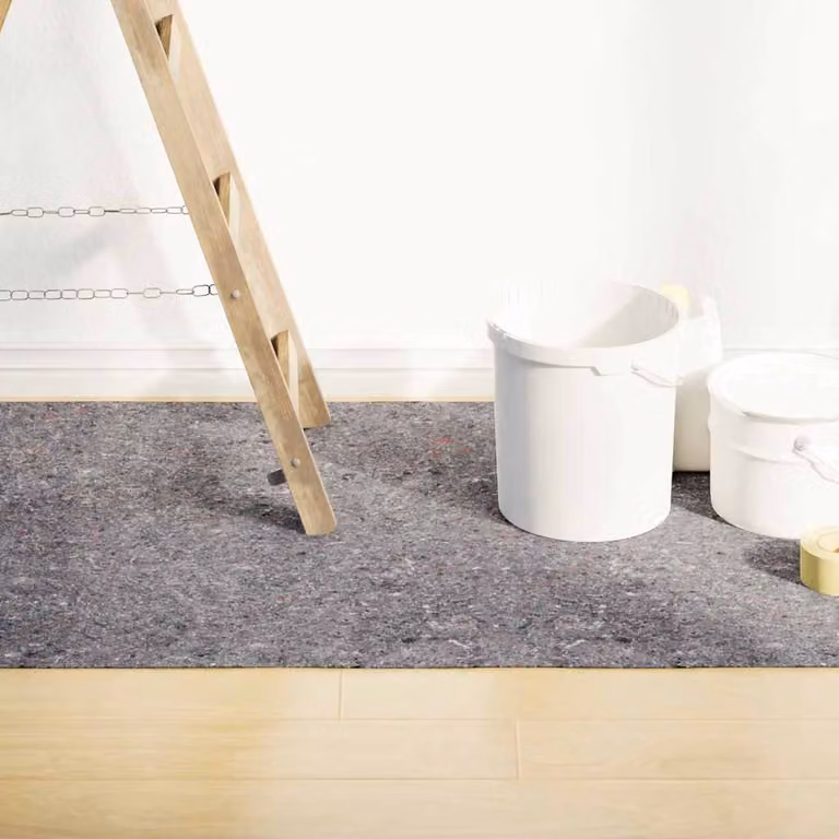 vidaXL Telo Protettivo per Pittori Antiscivolo e Assorbente, Grigio, 25 m, 180 g/m²