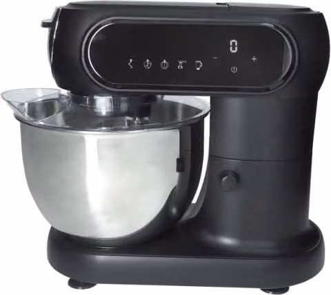Impastatrice planetaria digitale Brandani in acciaio inox e plastica, colore black