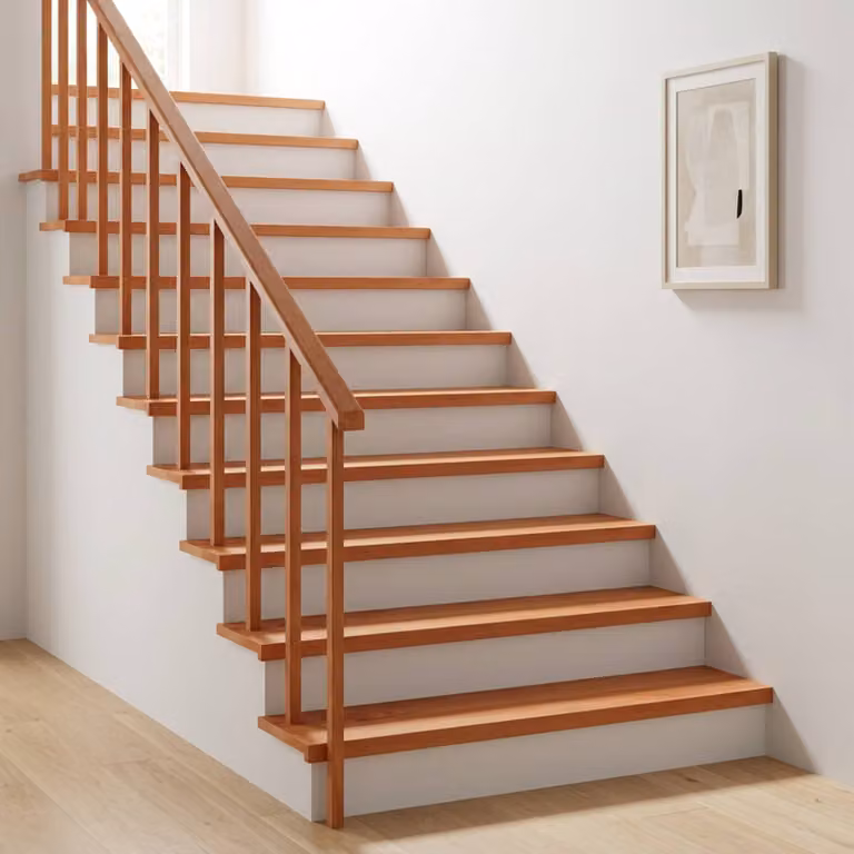 Set di 8 tappeti per scale vidaXL moderni e facili da pulire, trasparente, L: 120 cm, P: 30 cm, H: 2 cm