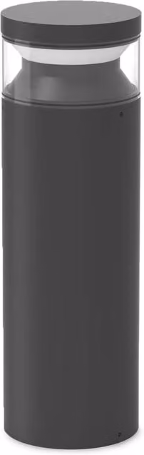 Lampada da Tavolo Boeing Ideal Lux Nero, LED 14W Dimmerabile, IP65 in Metallo e Vetro