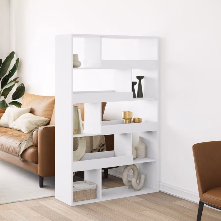 Divisorio per stanza vidaXL Bianco in MDF L: 100 cm, P: 33 cm, H: 156,5 cm