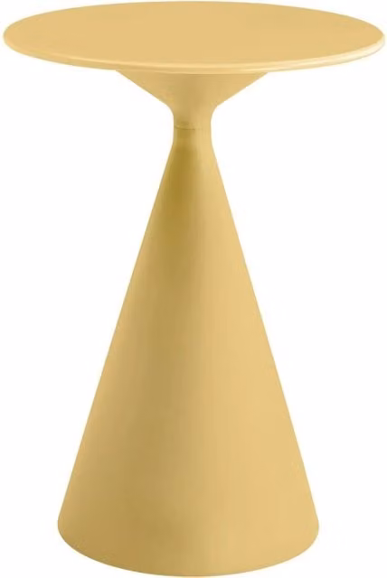 Tavolo da giardino rotondo Habitat Néora Giallo Diametro: 80 cm