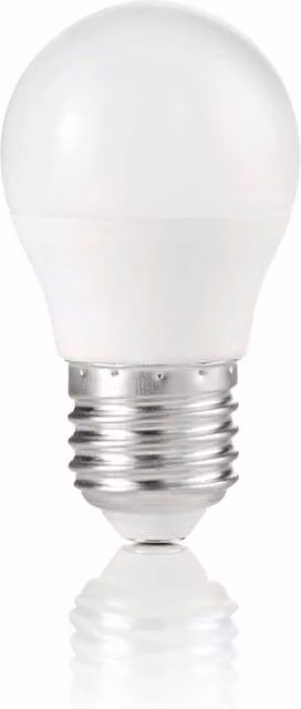 Lampadina LED a Sfera Ideal Lux E27 6W Bianca