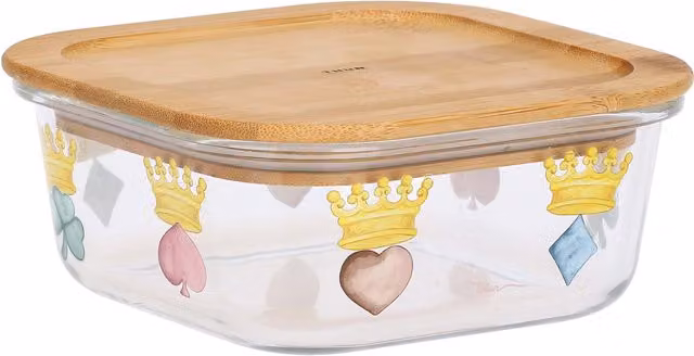 Contenitore ermetico Incanto di Pasqua Thun in ceramica e vetro multicolore
