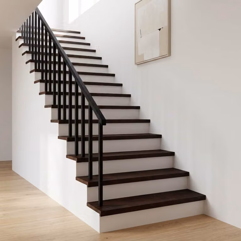 Set di 16 tappeti per scale vidaXL Marrone, L 120 x P 25 x H 2 cm