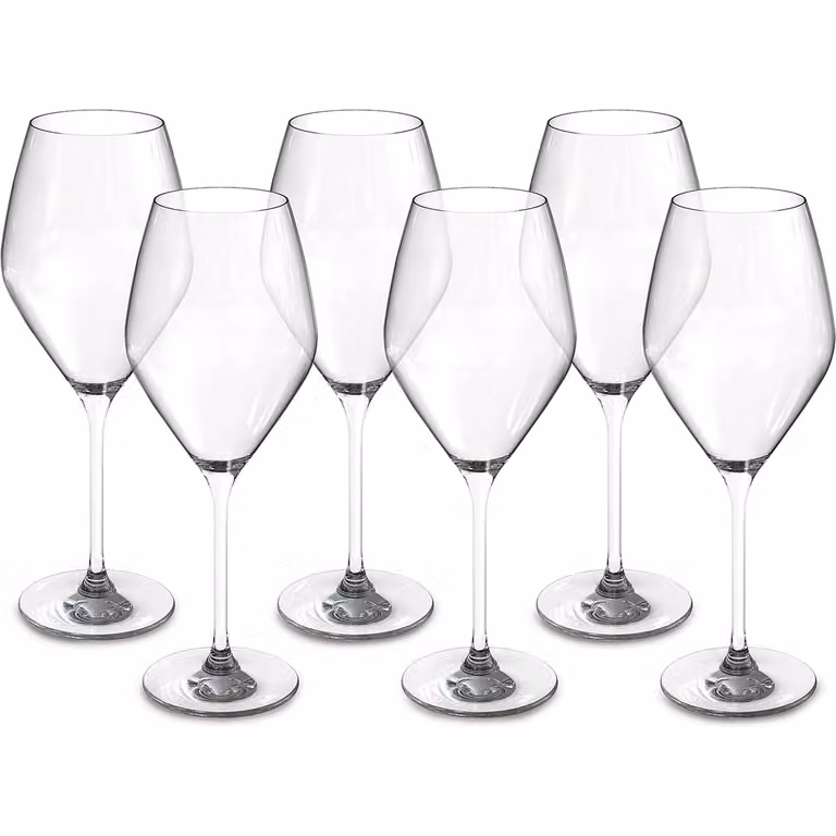 Set di 6 calici per vino rosso Gusto Casa Linea Degustazione in vetro trasparente da 470 ml