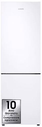 Samsung RB33B612EWW/EF Frigorifero Combinato No Frost Bianco, Capacità netta 344 l, L/P/H: 59,5 x 65,8 x 185,3 cm, Classe E