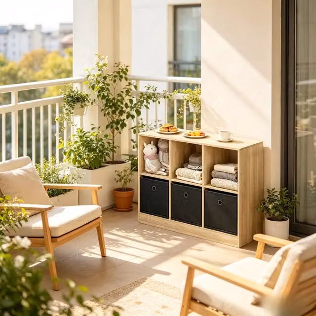 Libreria cubby autoportante WISHDOR con 3 cassetti in tessuto, L/P/H: 80 x 30 x 61 cm, nero e rovere chiaro