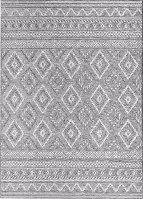 Tappeto Verona per interni ed esterni grigio e beige L: 280 cm, P: 200 cm